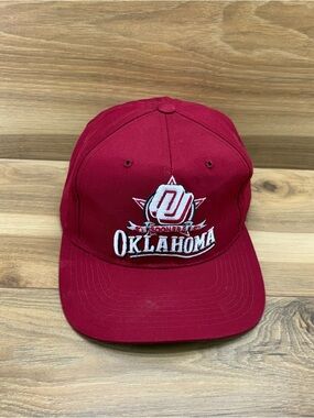 Vintage Oklahoma Sooners Red Baseball Cap